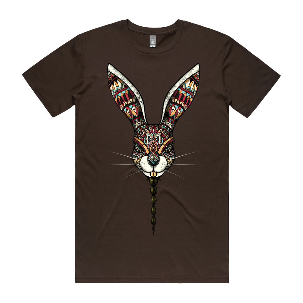 Bearded Bunny Tee - Brown image 0
